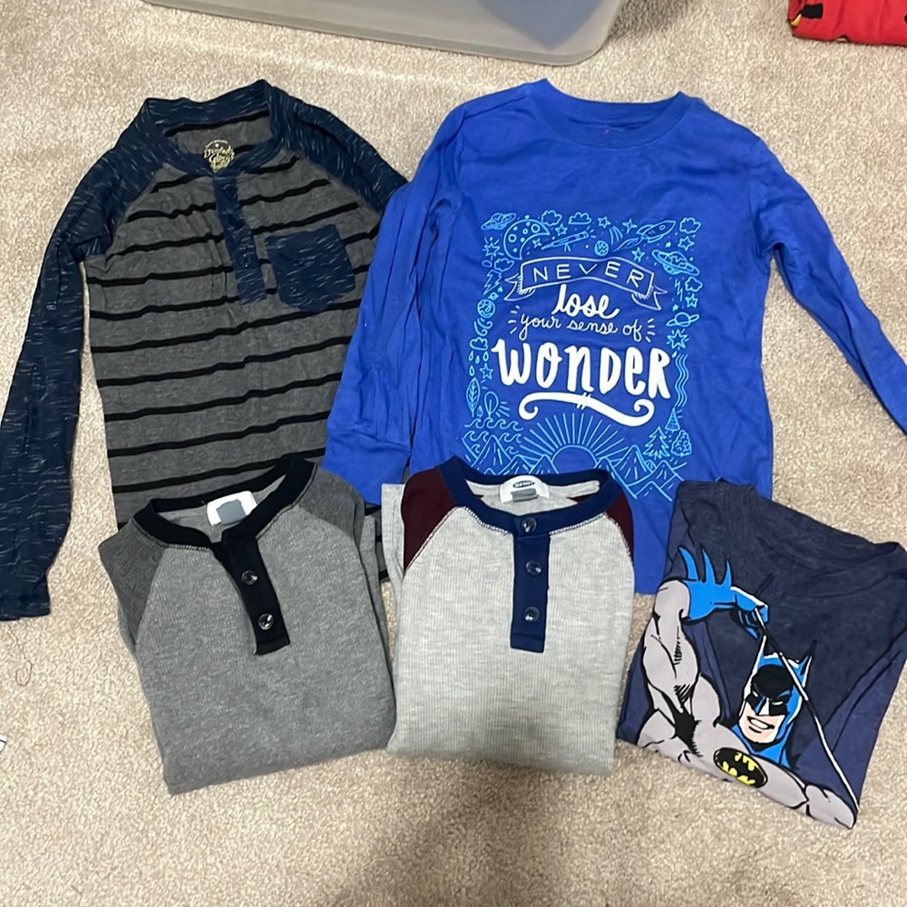 Lot of size 4-5 XS boys long sleeve shirts
